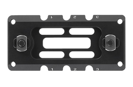 Leapers TLUMA01 M-LOK ARCA Rail Mount 3.10" Matte Black 7075-T6 Aluminum