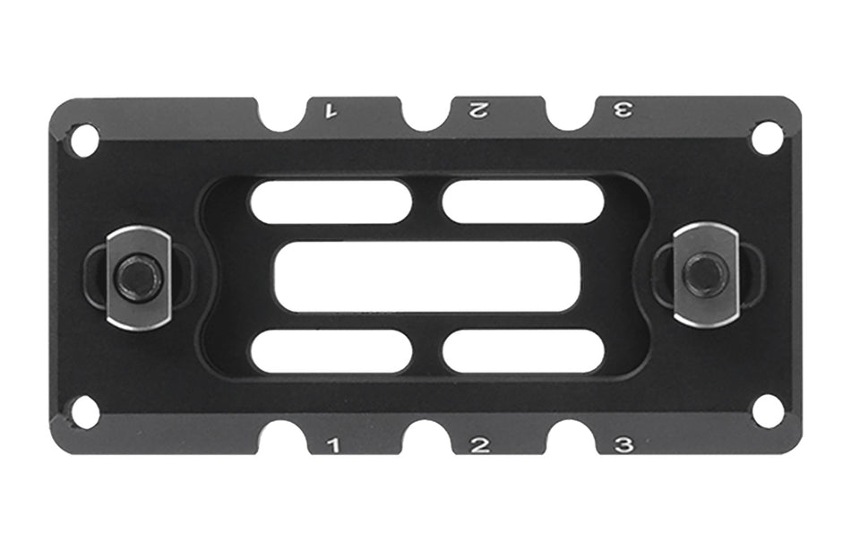 Leapers TLUMA01 M-LOK ARCA Rail Mount 3.10" Matte Black 7075-T6 Aluminum