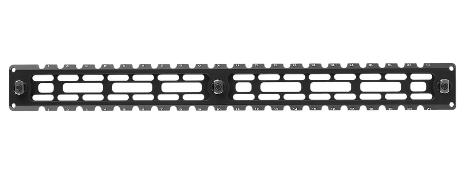 Leapers TLUMA04 M-LOK ARCA Rail 9 Slot 14.20" Matte Black 7075-T6 Aluminum