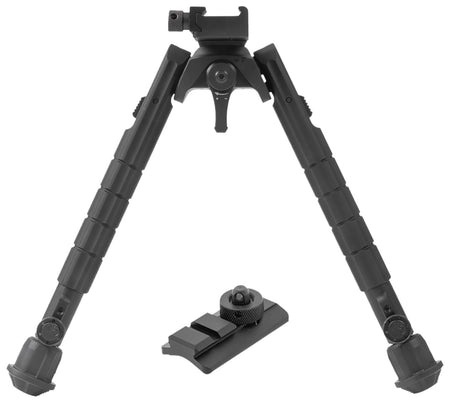 Leapers TLBP03B Aluminum Bipod Black Anodized 8-12 Inch
