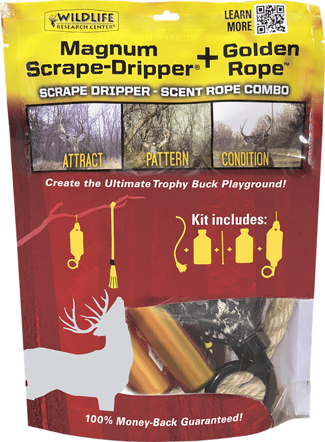 Wildlife Research 395 Deer Attractant Golden Rope Kit with Scent Rope and Dripper