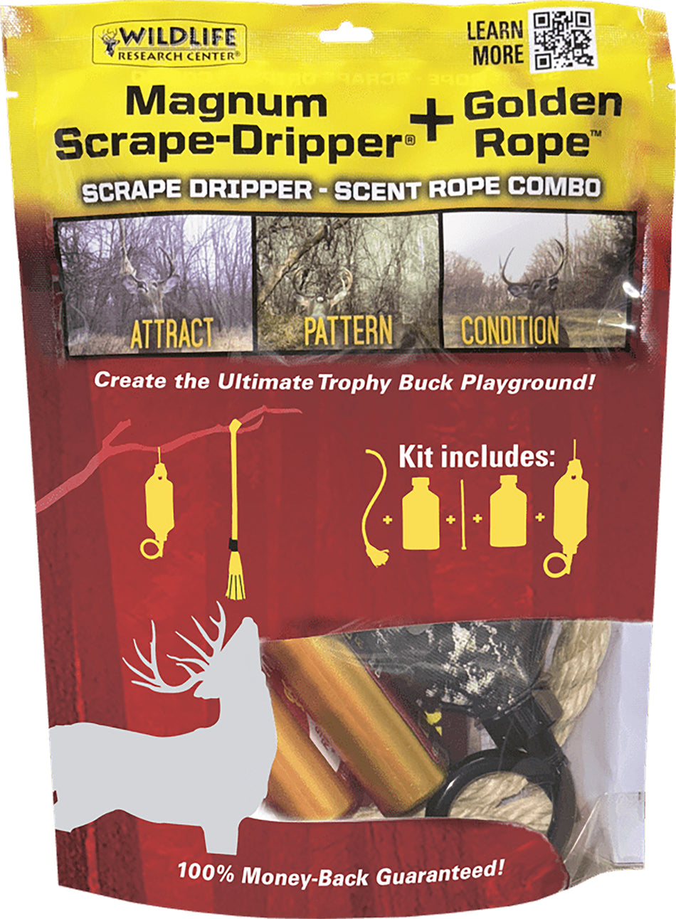 Wildlife Research 395 Deer Attractant Golden Rope Kit with Scent Rope and Dripper