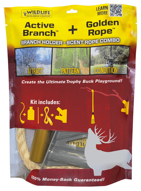 Wildlife Research 3974 Deer Attractant Golden Rope Kit with 3 Scent Ropes