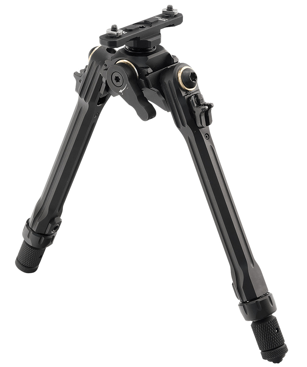 Leapers TLUBP01M Aluminum Steel Bipod M-LOK Black Anodized 8.50-11 Inch
