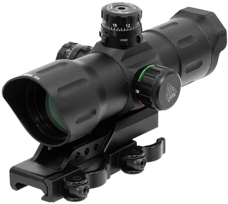 UTG SCPTDTDQ ITA Red/Green T-Dot Reticle 6" Tube Sight Matte Black