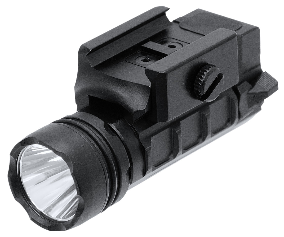 Leapers 400 Lumen Pistol Flashlight LTELP123RA Black Aluminum with Picatinny Rail Mount