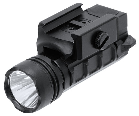 Leapers 400 Lumen Pistol Flashlight LTELP123RA Black Aluminum with Picatinny Rail Mount