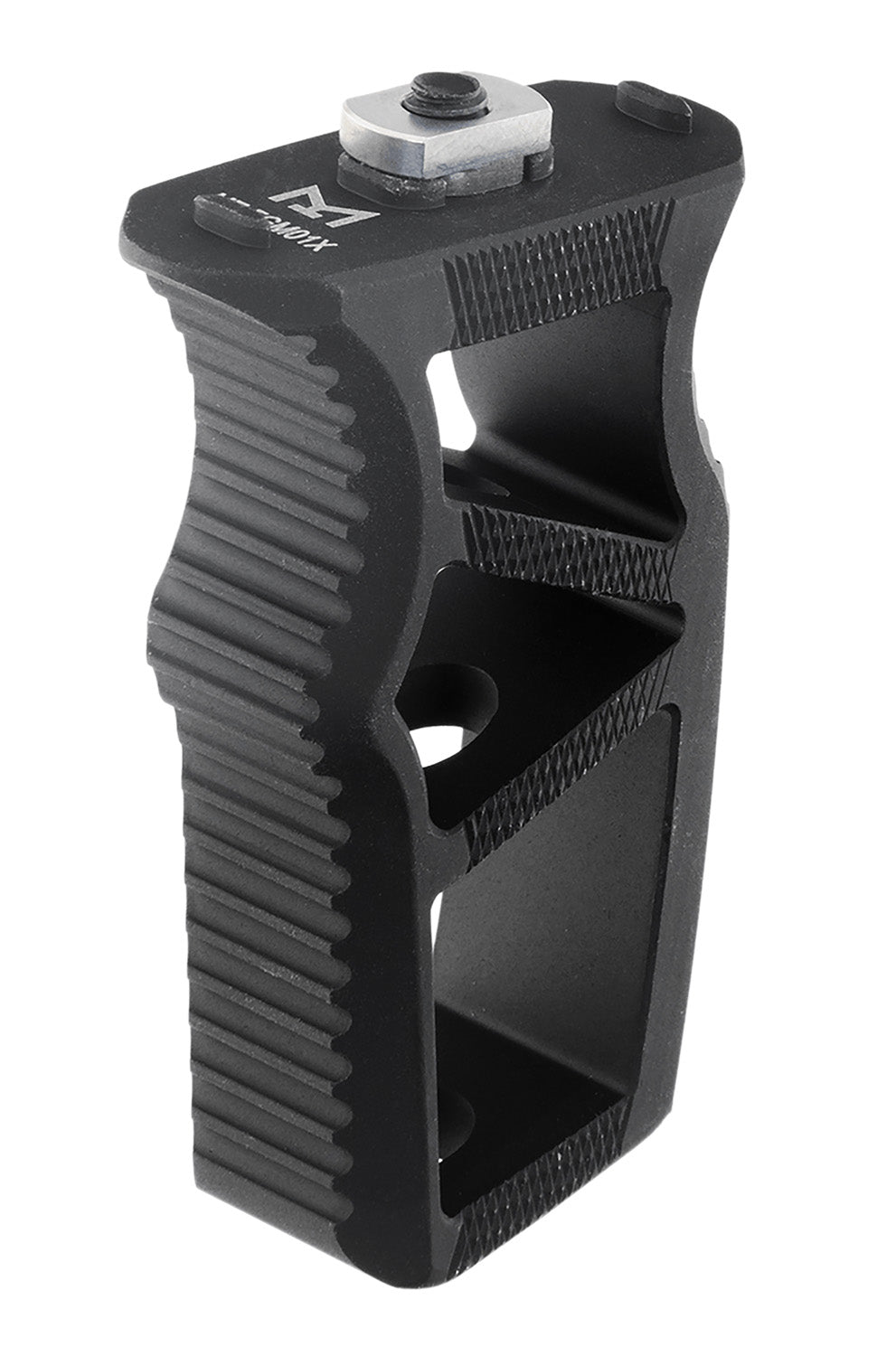 Leapers MTFGM01X Bidirectional Ultra Slim CNC Aluminum Foregrip Matte Black