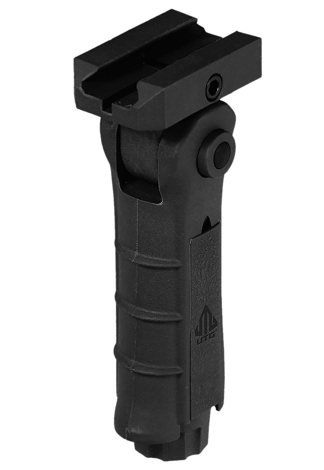 Leapers RBFGRP170B Ambidextrous Foldable Vertical Foregrip Black Polymer