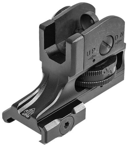 UTG MT950RS03 A2 Super Slim Fixed Rear Sight Windage and Elevation Adjustment