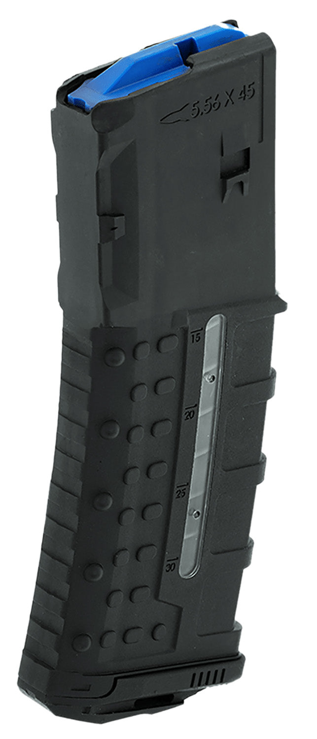 Leapers RBTAM30 .223 Rem AR-15 30rd Windowed Black Polymer Mag