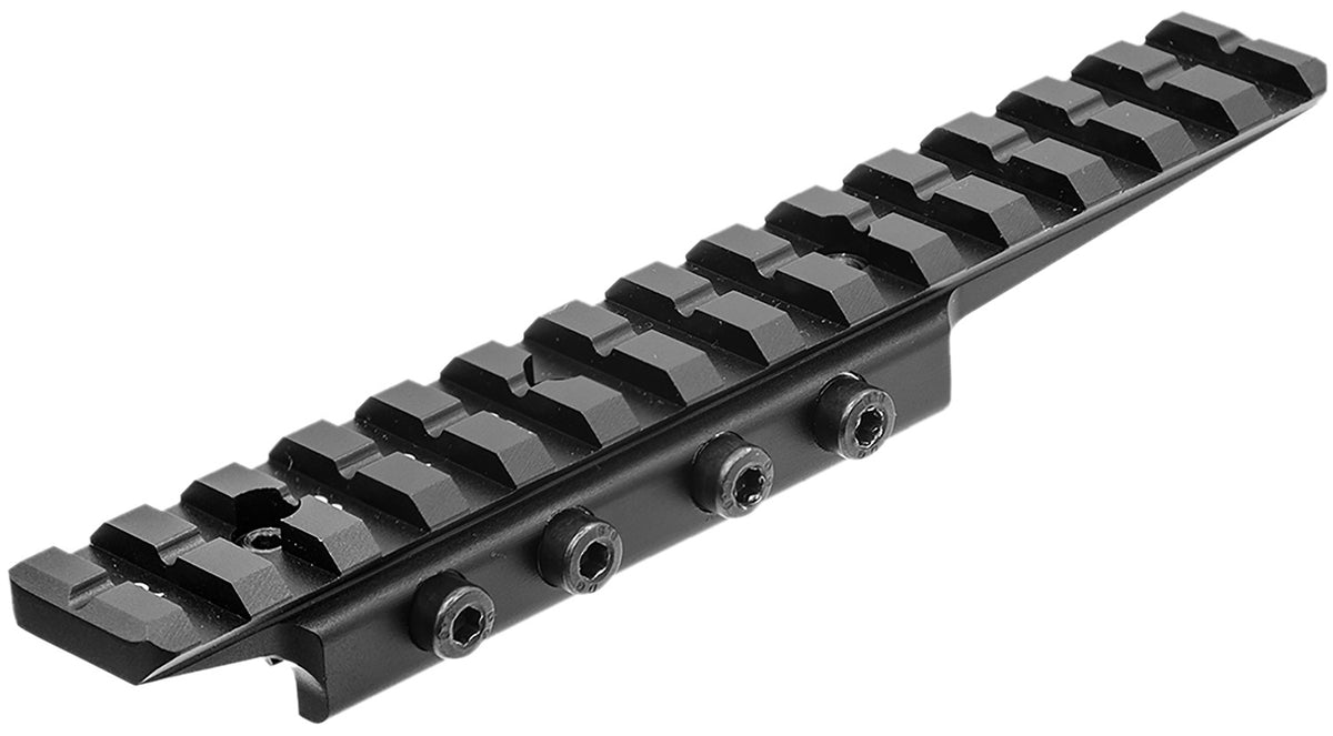 Leapers MNTDTW145 Dovetail-to-Picatinny Rail Adaptor 14-Slot Matte Black Anodized