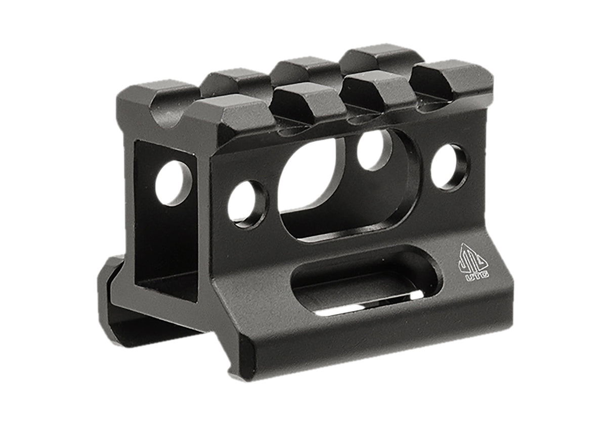 Leapers MTRSX1S 1.57 Inch 3-Slot Picatinny Riser Mount Black Anodized Aluminum