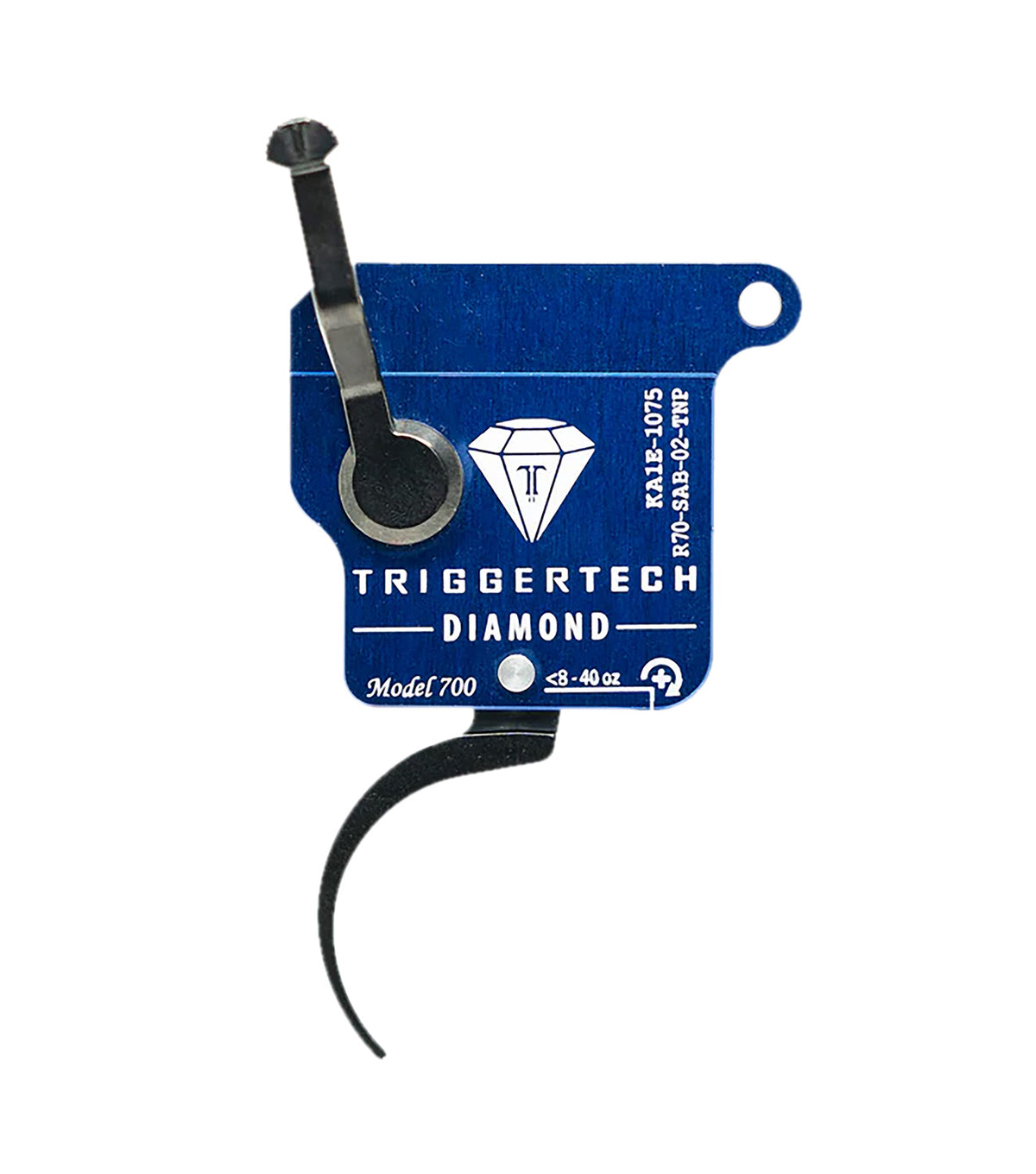 TriggerTech Remington 700 Diamond Black Pro Curved Drop-In Trigger Right Hand