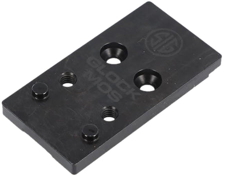 Sig Sauer SOR2M102 Romeo2 Optic Adapter Plate Black for Glock MOS