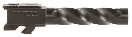 Strike Industries GBARREL19 9mm Stainless Steel Fluted Barrel for Glock 19 Gen 3-5 Black Nitride