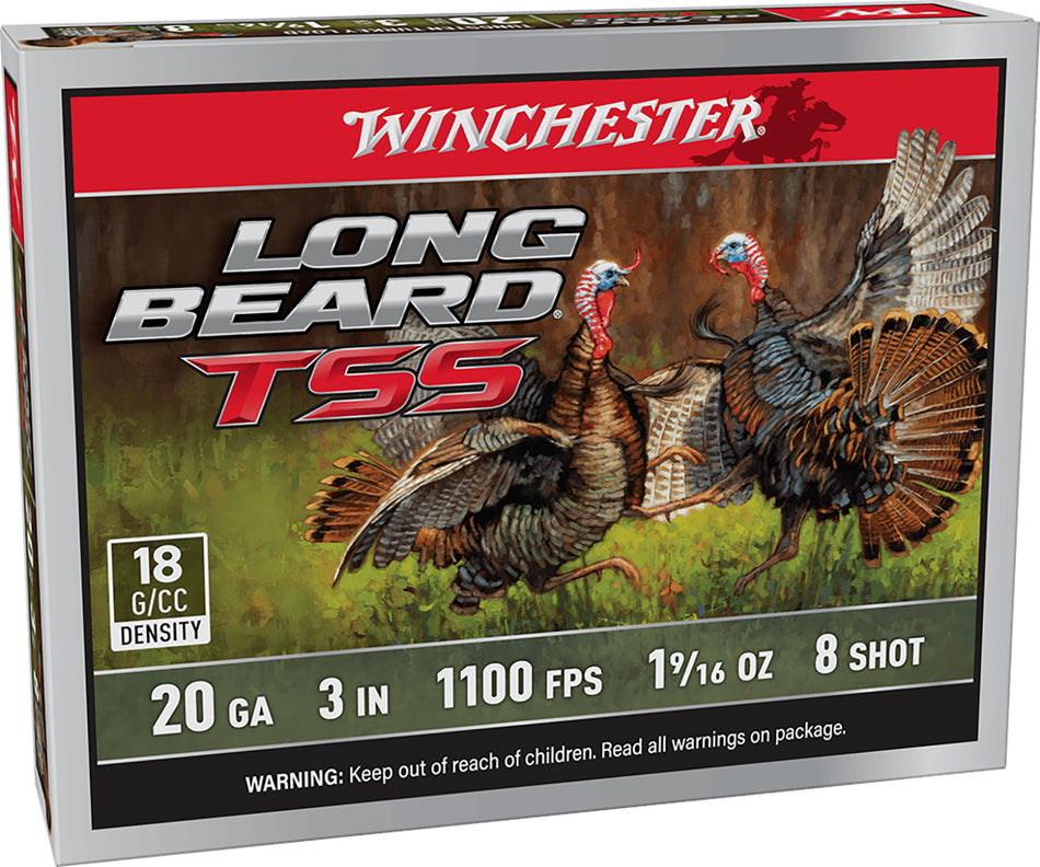 Winchester 20 Gauge Shotgun Ammo  3 in 1-9/16 oz #8