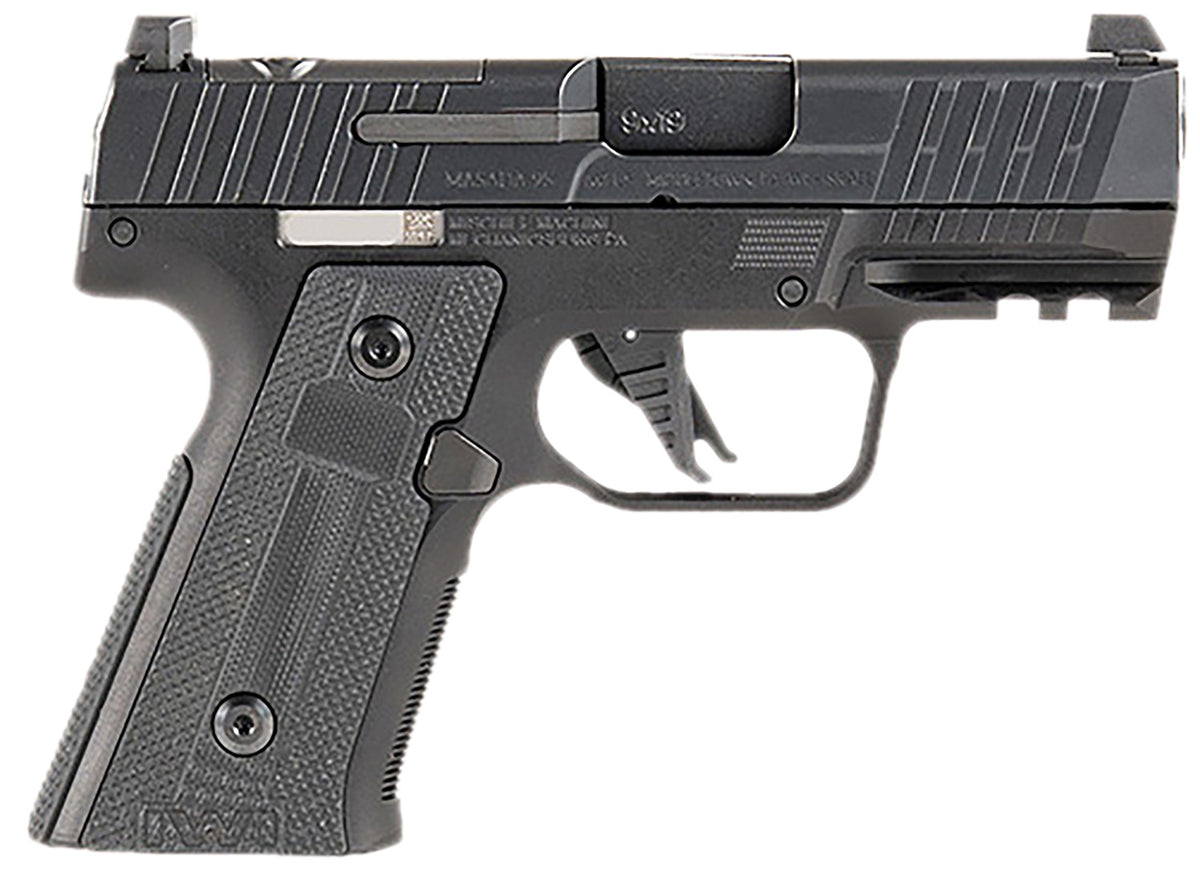 IWI US M9SLIM10CE MASADA Slim Commander Elite Compact Frame 9mm Luger 10+1 3.40" Black Button-Rifled Barrel, Black Optic Ready/Serrated Steel Slide, Black Aluminum Frame w/Picatinny Rail, Polymer Grip