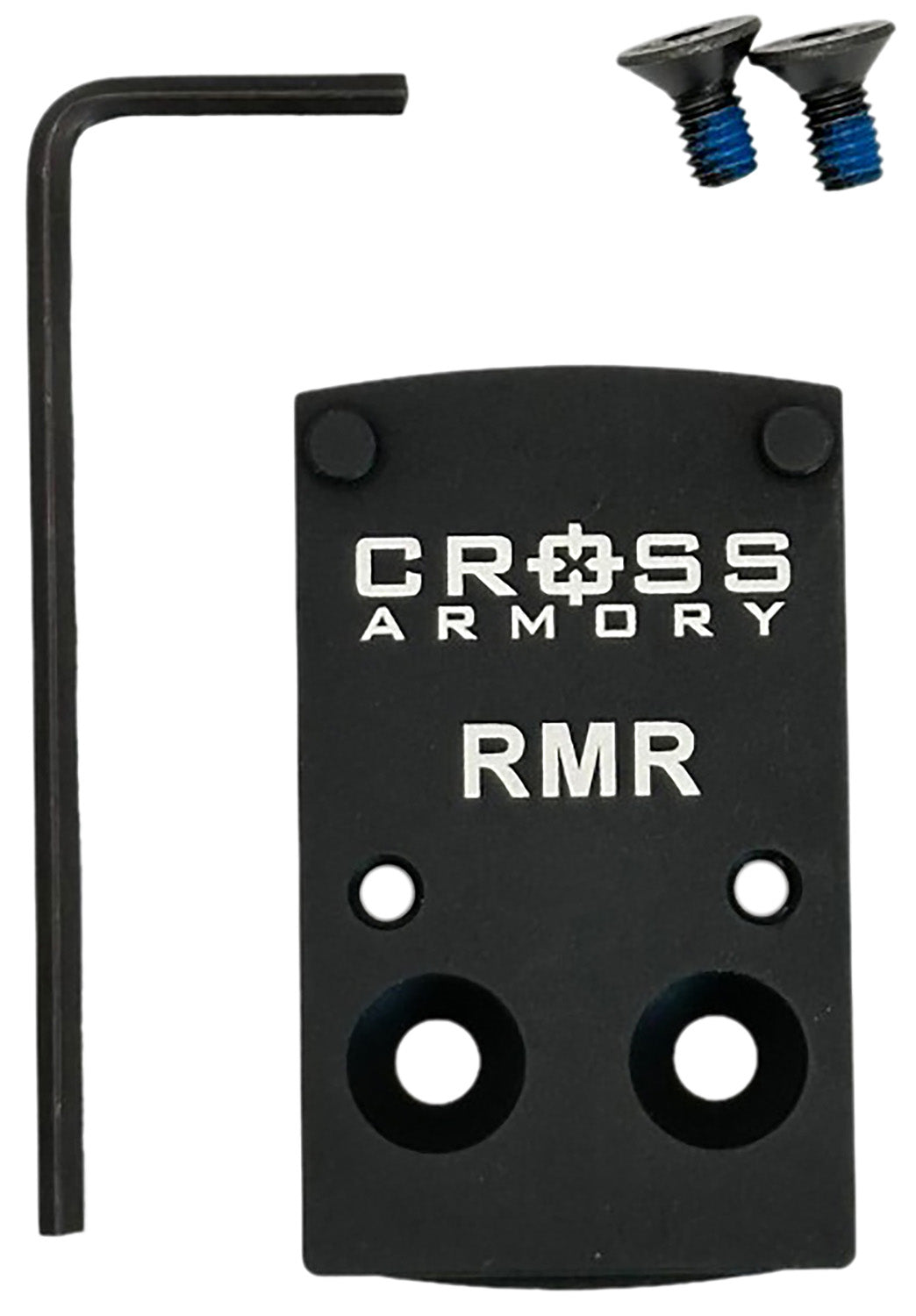 Cross Armory CRRMADAPTER RMSC to RMR Footprint Optic Adapter Plate Aluminum Black Oxide Finish