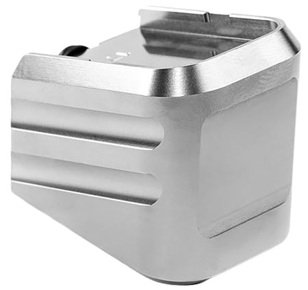 Cross Armory Silver Aluminum +0 Magazine Extension Compatible with Glock 19/23/32 Gen 1-5