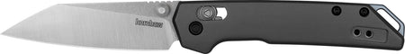 Kershaw 2051R Mini Iridium EDC Folder 3" Reverse Tanto D2 Steel Stonewashed Blade, Gray Anodized Aluminum Handle