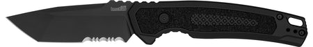 Kershaw 7105 Launch 16 Automatic Tanto Folder 3.45" CPM M4 Blade with Black Cerakote Aluminum Handle
