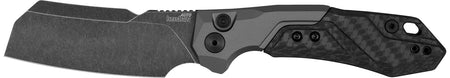 Kershaw 7850 Launch 14 Automatic Cleaver Folder 3.38" CPM 154 Black Oxide Blade, Carbon Fiber/Aluminum Handle