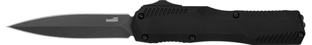 Kershaw 9000DE Livewire OTF Automatic Double Edge 3.45" CPM MagnaCut Spear Point Blade, Black Anodized Handle