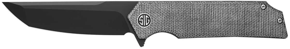 Sig Sauer Validus 3.78" Folding Drop Point M390 Steel Black PVD Blade, Black G10 Handle and Pocket Clip
