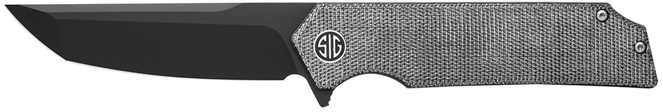 Sig Sauer Validus 3.78" Folding Drop Point M390 Steel Black PVD Blade, Black G10 Handle and Pocket Clip