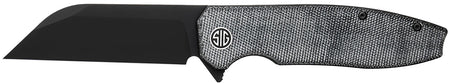 Sig Sauer KA8BB Karak Folding Pocket Knife 3.25" Wharncliffe Black PVD, Salt & Pepper Micarta