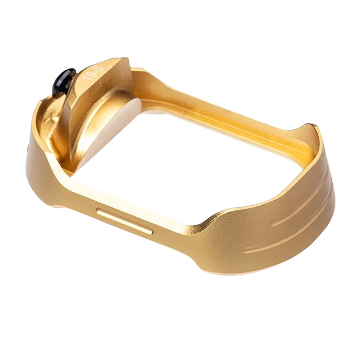 Tyrant CNC Glock 19 Gen 5 Compatible Magwell in Gold Aluminum