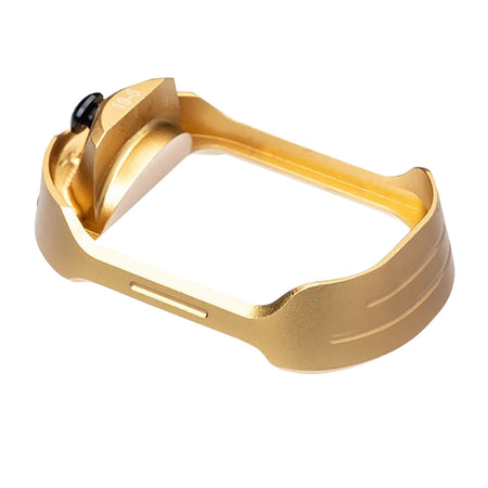 Tyrant CNC Glock 19 Gen 5 Compatible Magwell in Gold Aluminum