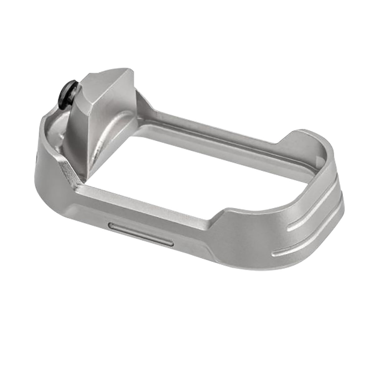 Tyrant CNC Glock 17 Gen 3 Compatible Magwell in Grey Aluminum