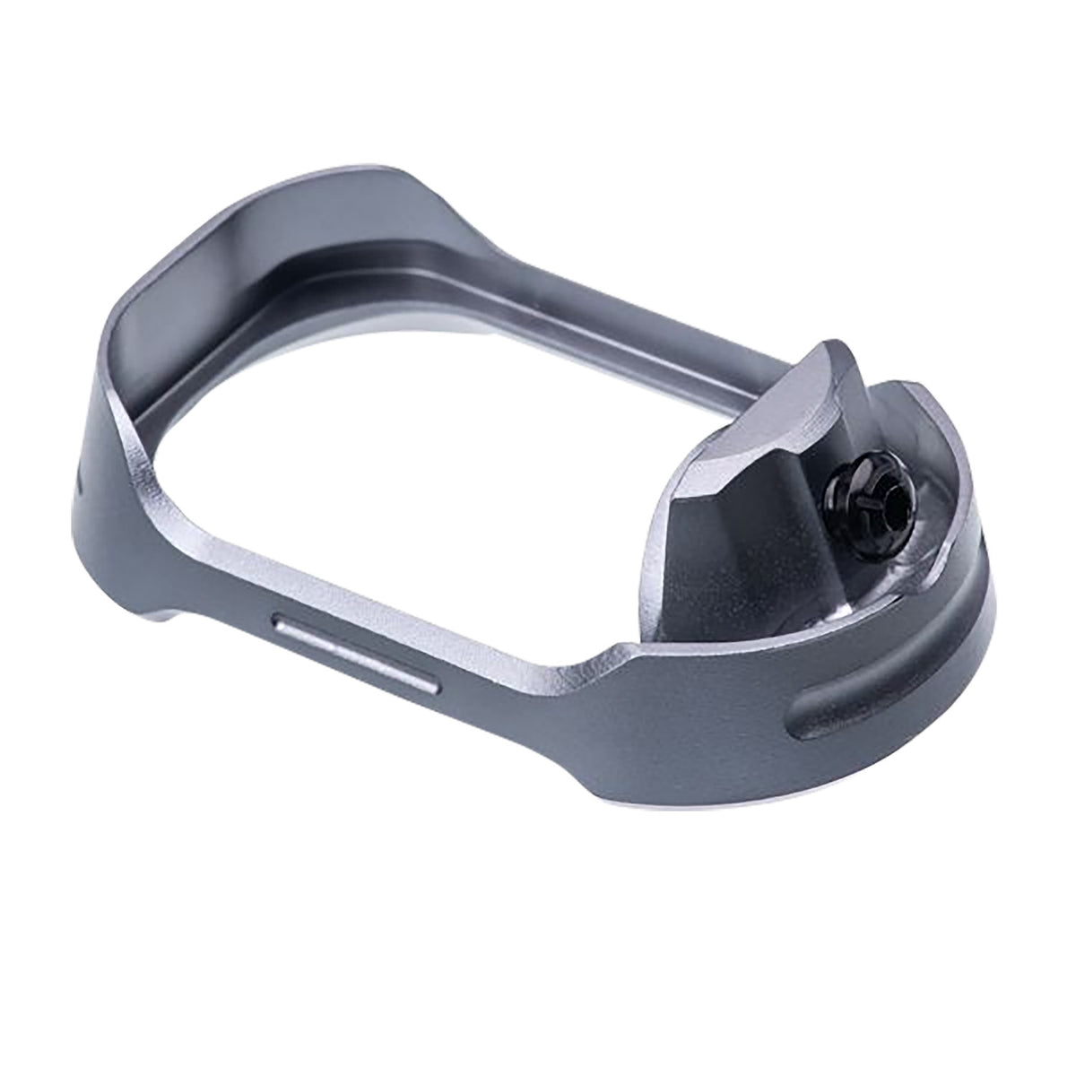 Tyrant CNC Glock 17 Gen 5 Compatible Magwell in Grey Aluminum