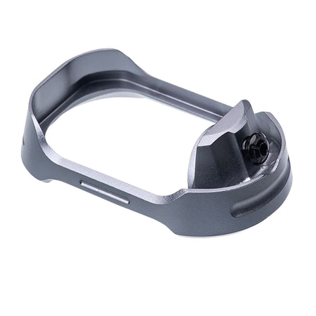 Tyrant CNC Glock 17 Gen 5 Compatible Magwell in Grey Aluminum
