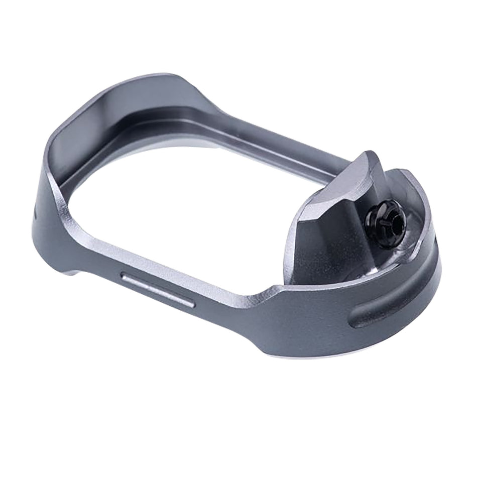 Tyrant CNC Glock 17 Gen 5 Compatible Magwell in Grey Aluminum