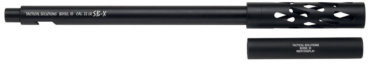 Tactical Solutions SB-X Barrel 22 LR 16.50" Black Matte Aluminum Threaded Muzzle Fits Ruger 10/22