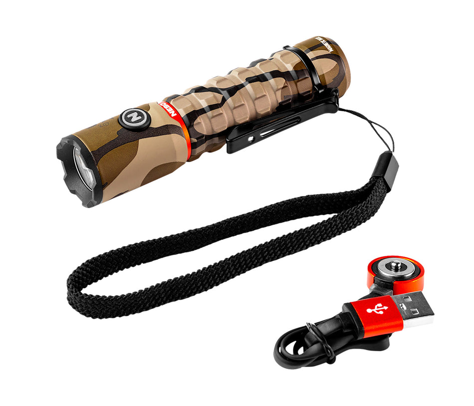 NEBO Torchy 2K NEBFLT1062 Mossy Oak Bottomland Aluminum Rechargeable 2000 Lumens