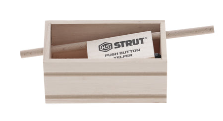 Hunters Specialties HSSTR07056 Push Button Turkey Yelper One-Handed Walnut Wood Call