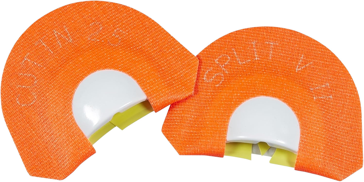 Hunters Specialties HSSTR05936 Tone Tough Turkey Diaphragm Call Set 2 Pack Orange