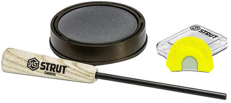 Hunters Specialties HSSTR07010 Raspy Old Hen Slate Turkey Call and Premium Flex Diaphragm