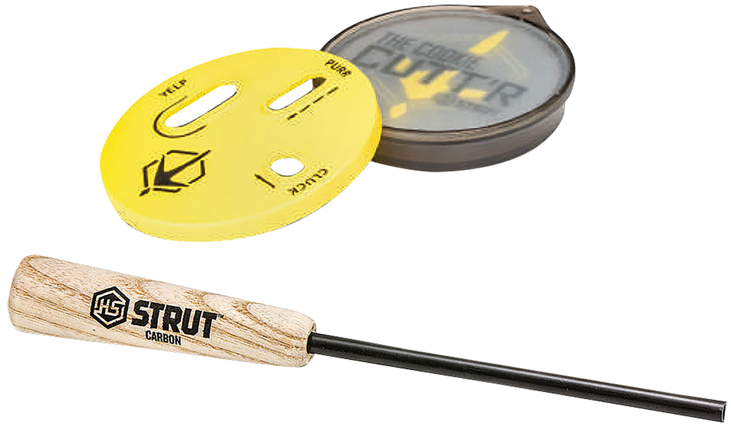 Hunters Specialties HSSTR100177 Cookie CuttR Glass Surface Turkey Pot Call with Striker