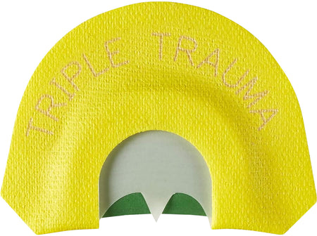 Hunters Specialties HSSTR05901 Triple Trauma Premium Flex Turkey Call Ultra-Thin Three Reed
