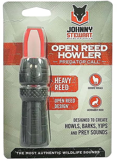Hunters Specialties HSJSORHOWL Open Reed Predator Howler Call in Black and Red