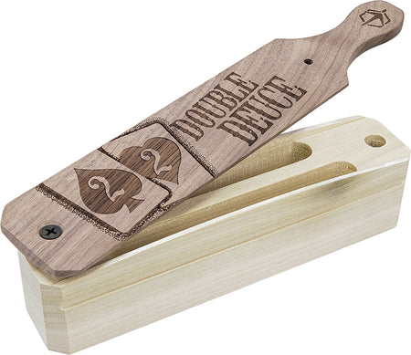 Hunters Specialties HSDTBC Double Deuce Walnut Turkey Box Call Dual Trough