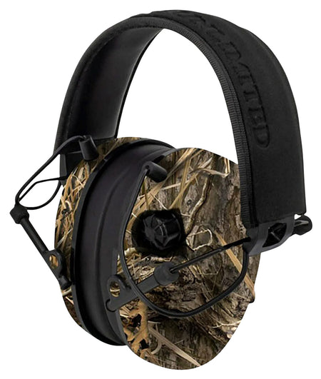 Radians Ducks Unlimited Electronic Muff DUE2HPCAMOBX 23 dB Mossy Oak Over the Head