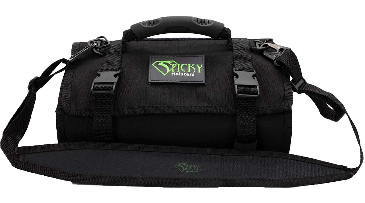 Sticky Holsters Roll Out Range Bag RORB Black 13 Inch Neoprene Laminate