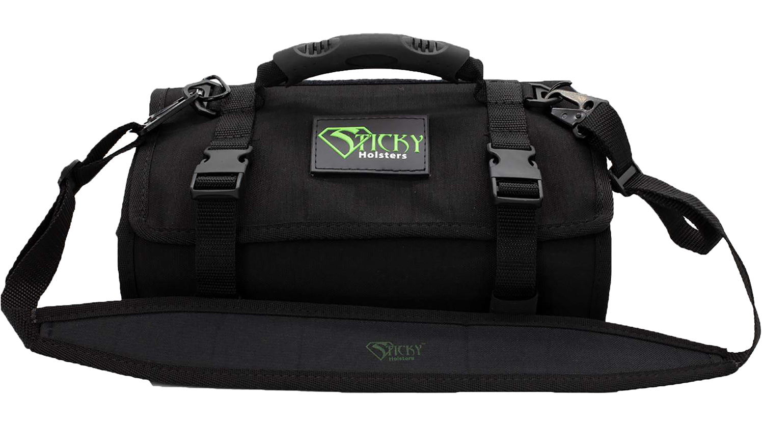 Sticky Holsters Roll Out Range Bag RORB Black 13 Inch Neoprene Laminate