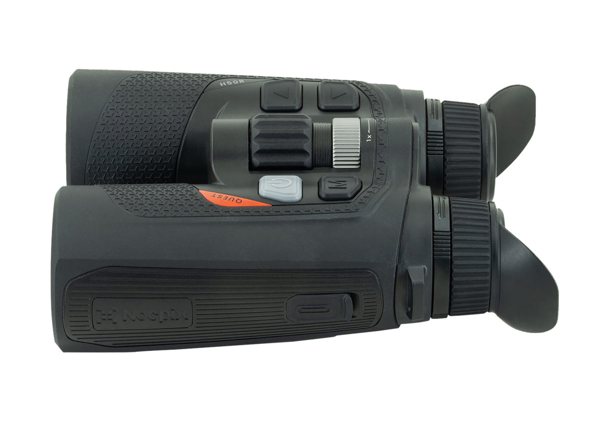 iRay USA Quest H50R 4-8x 50mm Thermal Binoculars 640x512 Black Polymer AMOLED